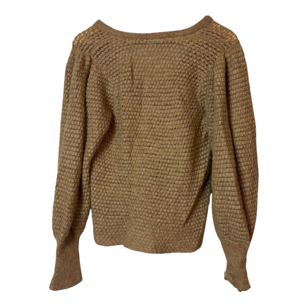 Ulla Johnson Lara Alpaca Wool blend Sweater pullover tie neck women’s size XL - Picture 4 of 11
